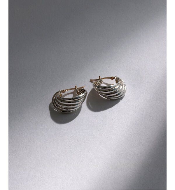 Spick and Span「【SAMH by LILAS】5ラインカーブフープピアス SV（両耳）」|ピアス|