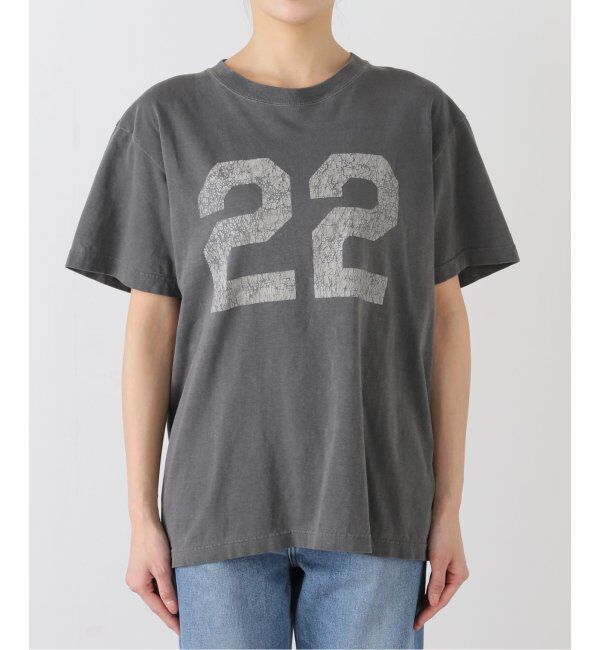 Spick and Span「《追加》AUTHEN / オーセン NUMBERING FLOCKY T-SHIRT」|Tシャツ・カットソー|