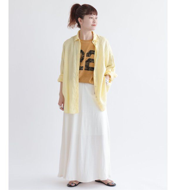 Spick and Span「《追加》AUTHEN / オーセン NUMBERING FLOCKY T-SHIRT」|Tシャツ・カットソー|