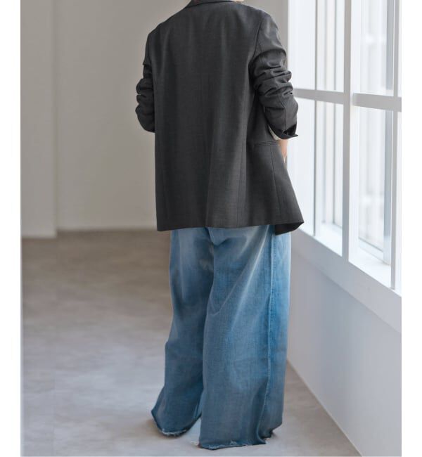 Spick and Span「ウールブレンドダブルブレストジャケット」|テーラードジャケット|