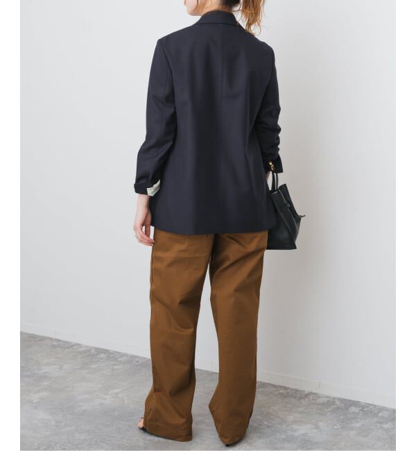 Spick and Span「ウールブレンドダブルブレストジャケット」|テーラードジャケット|