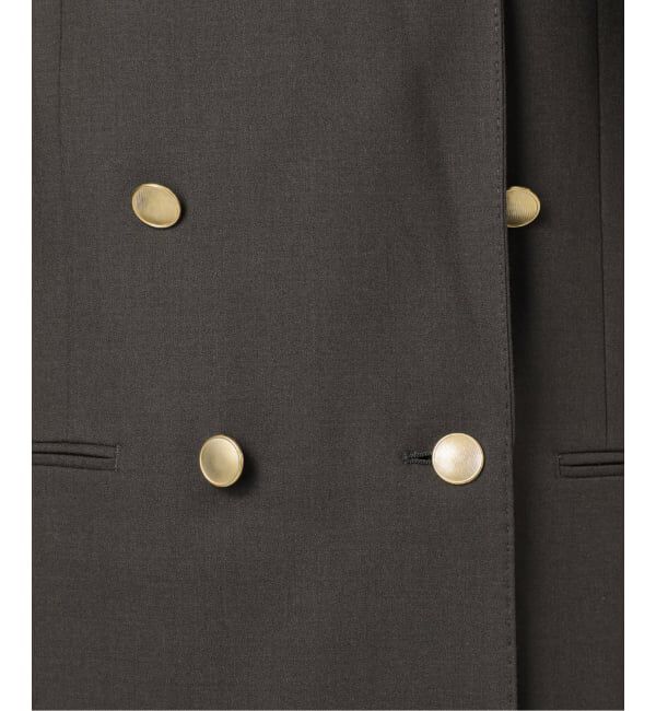 Spick and Span「ウールブレンドダブルブレストジャケット」|テーラードジャケット|