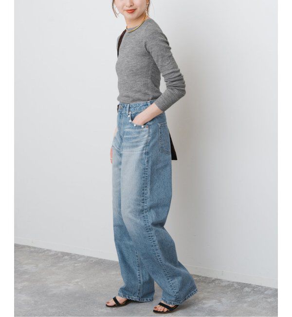 Spick and Span「ウォッシャブルシアーリブニット」|ニット・セーター|