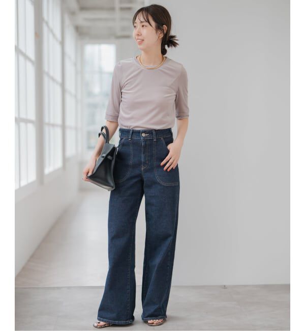 Spick and Span「SOMETHING / サムシング 別注LISA WIDE」|デニム|