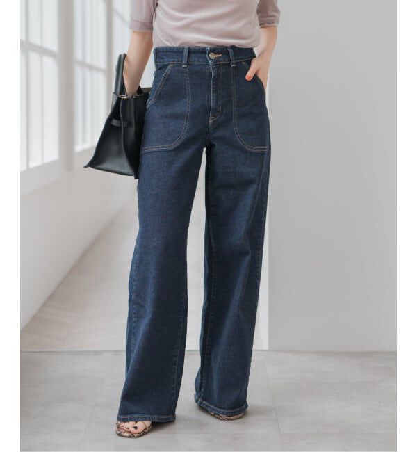 Spick and Span「SOMETHING / サムシング 別注LISA WIDE」|デニム|