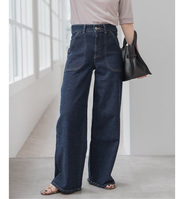 Spick and Span「SOMETHING / サムシング 別注LISA WIDE」|デニム|