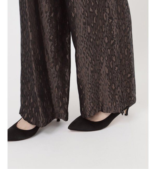 Spick and Span「TICCA / ティッカ レオパードジャガードパンツ」|その他|