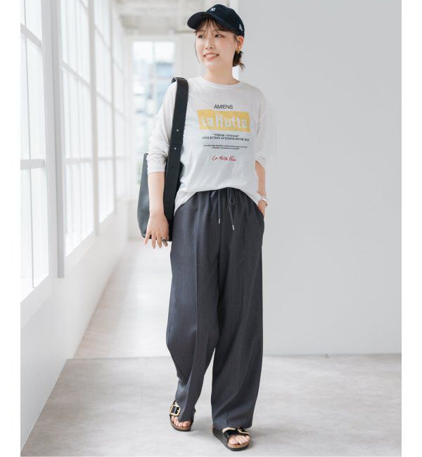 Spick and Span「La Hutte / ラ ユット シアーロンTee」|Tシャツ・カットソー|