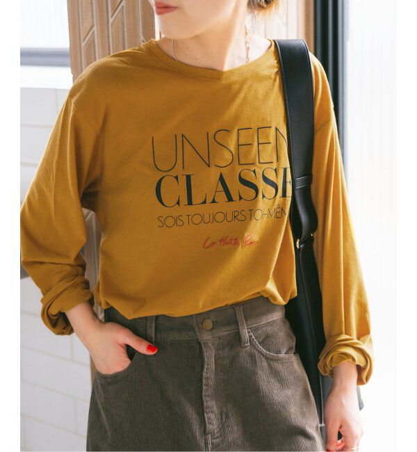 Spick and Span「La Hutte / ラ ユット シアーロンTee」|Tシャツ・カットソー|イエロー