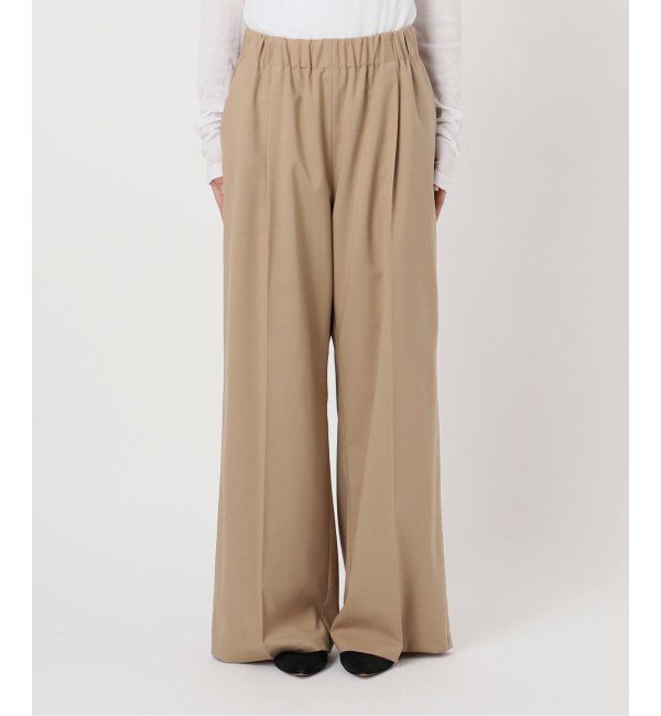 Spick and Span「《追加2》トロストレッチイージーパンツ」|スラックス|