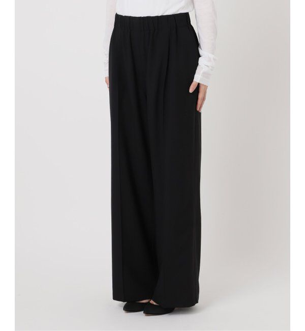 Spick and Span「《追加2》トロストレッチイージーパンツ」|スラックス|