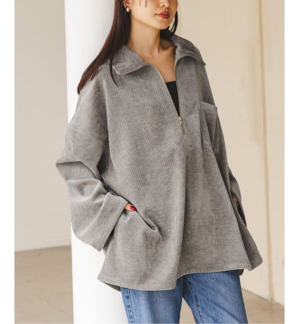 NOBLE「《NOBLE別注》PROVOKE/プロヴォーク コーデュロイハーフジップ プルオーバー」|シャツ・ブラウス|