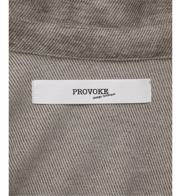 NOBLE「《NOBLE別注》PROVOKE/プロヴォーク コーデュロイハーフジップ プルオーバー」|シャツ・ブラウス|