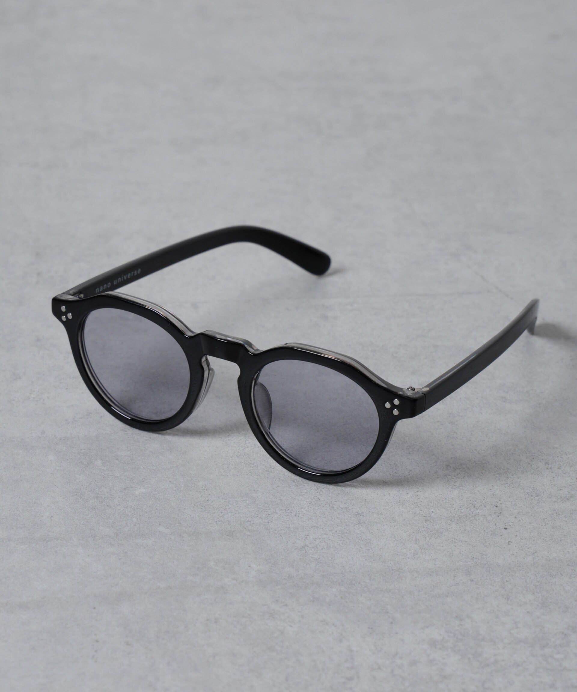 nano･universe「クラウンパント型スモークサングラス」|メガネ|