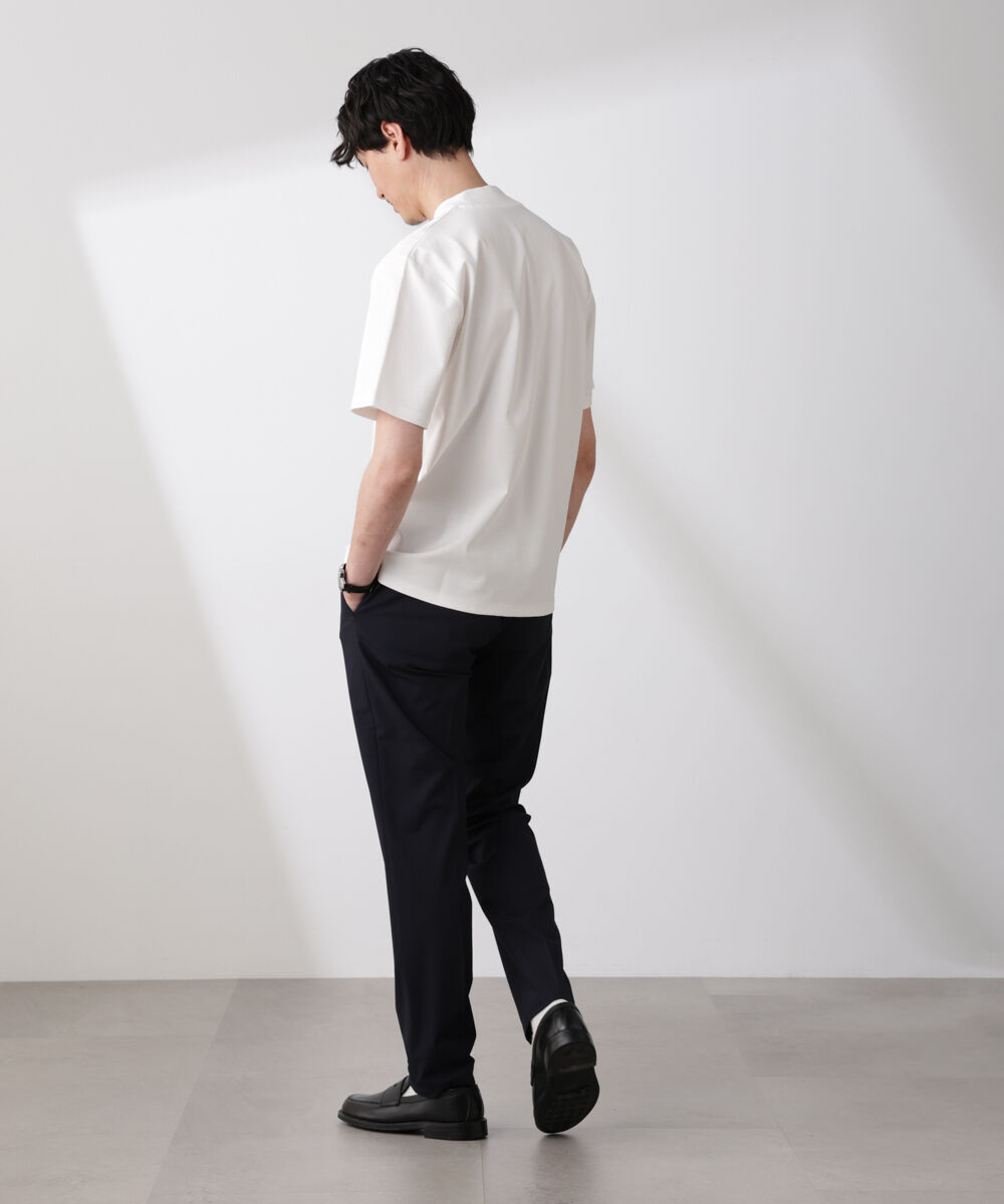 nano･universe「ジャケT(R) プレミアム クルーネック 半袖」|Tシャツ・カットソー|