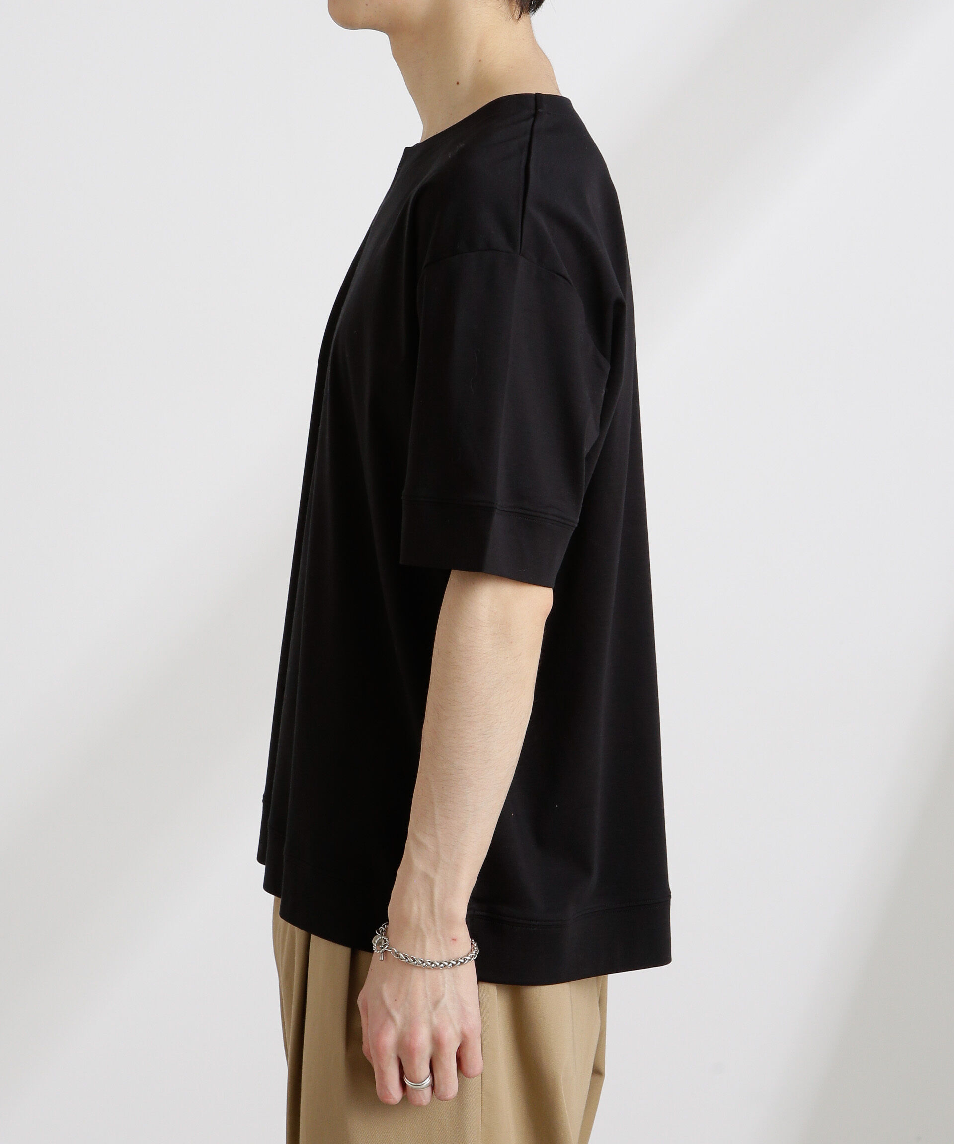 nano･universe「50/－シルケットスムースキーネックTシャツ」|Tシャツ・カットソー|