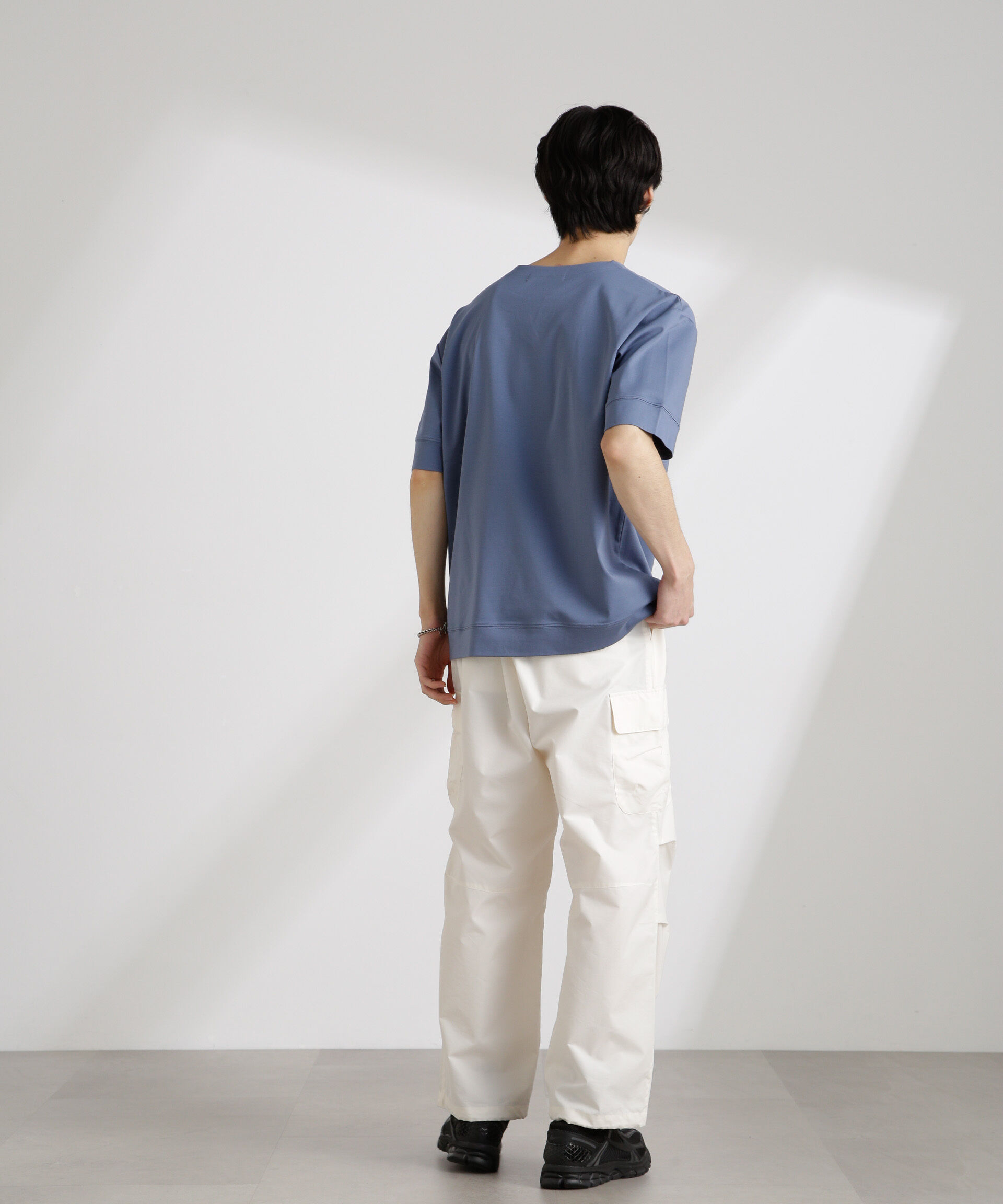 nano･universe「50/－シルケットスムースキーネックTシャツ」|Tシャツ・カットソー|