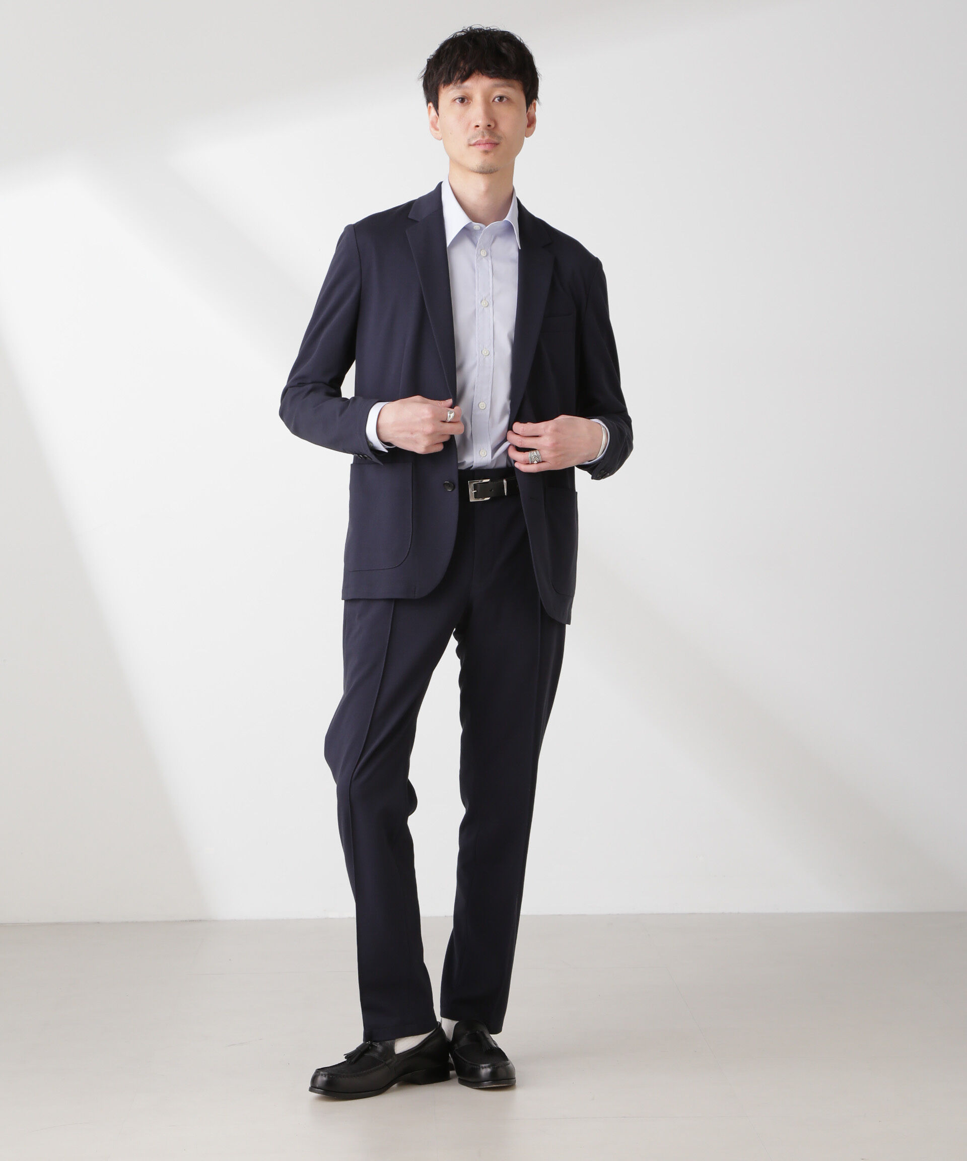 nano･universe「「N TROUSERS PREMIUM」IN DRY カノコストレッチパンツ(セットアップ可)」|スーツ|