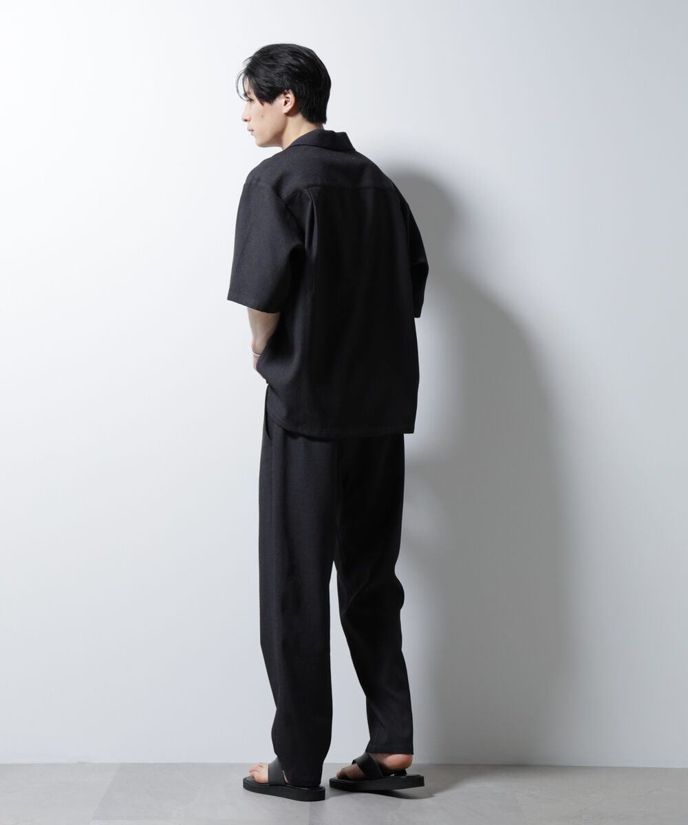 nano･universe「「MC」coveross(R)EOS ポリエステル リラックスワイドパンツ」|チノ|