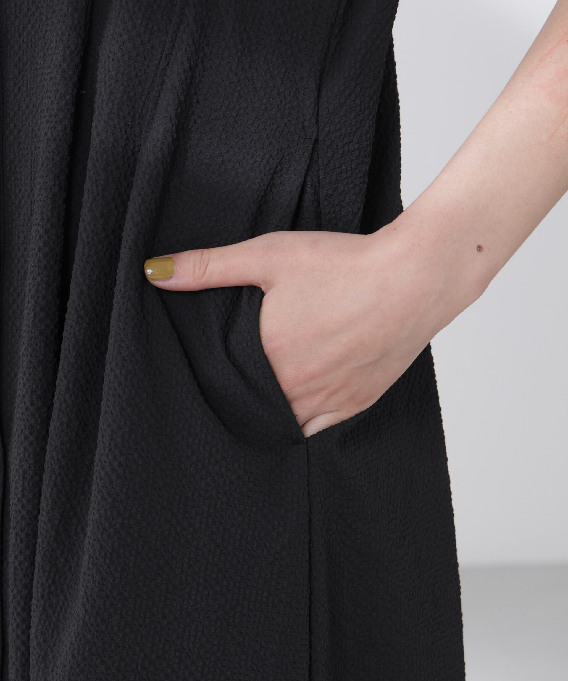 nano･universe「リボンドロストサッカーシャツワンピース」|ワンピース|