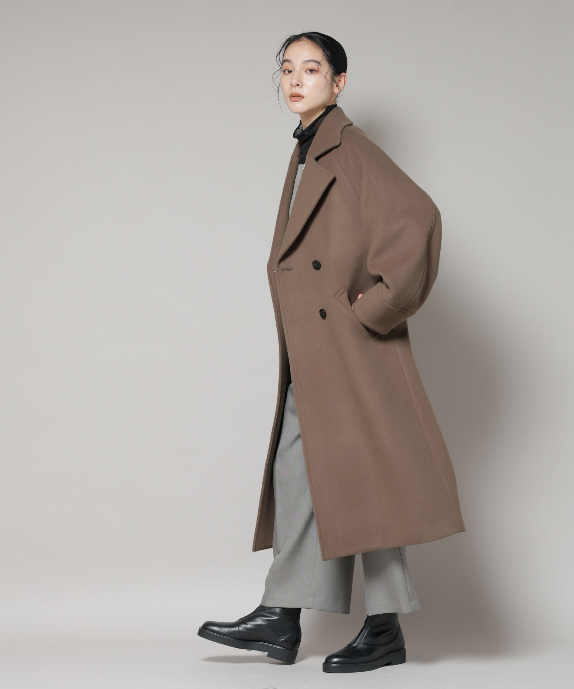 nano･universe「WooLoop コクーンダブルコート」|その他|