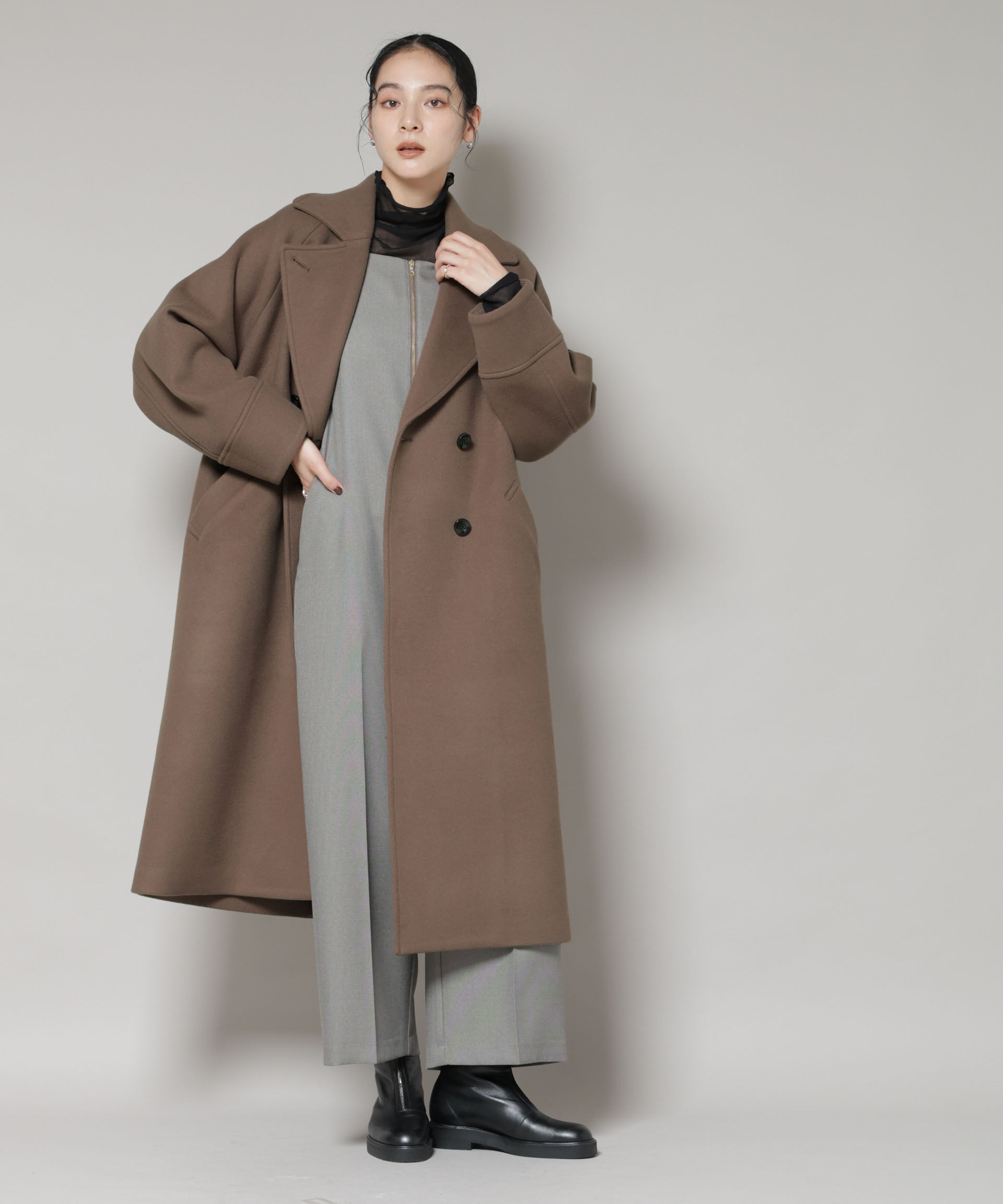 nano･universe「WooLoop コクーンダブルコート」|その他|