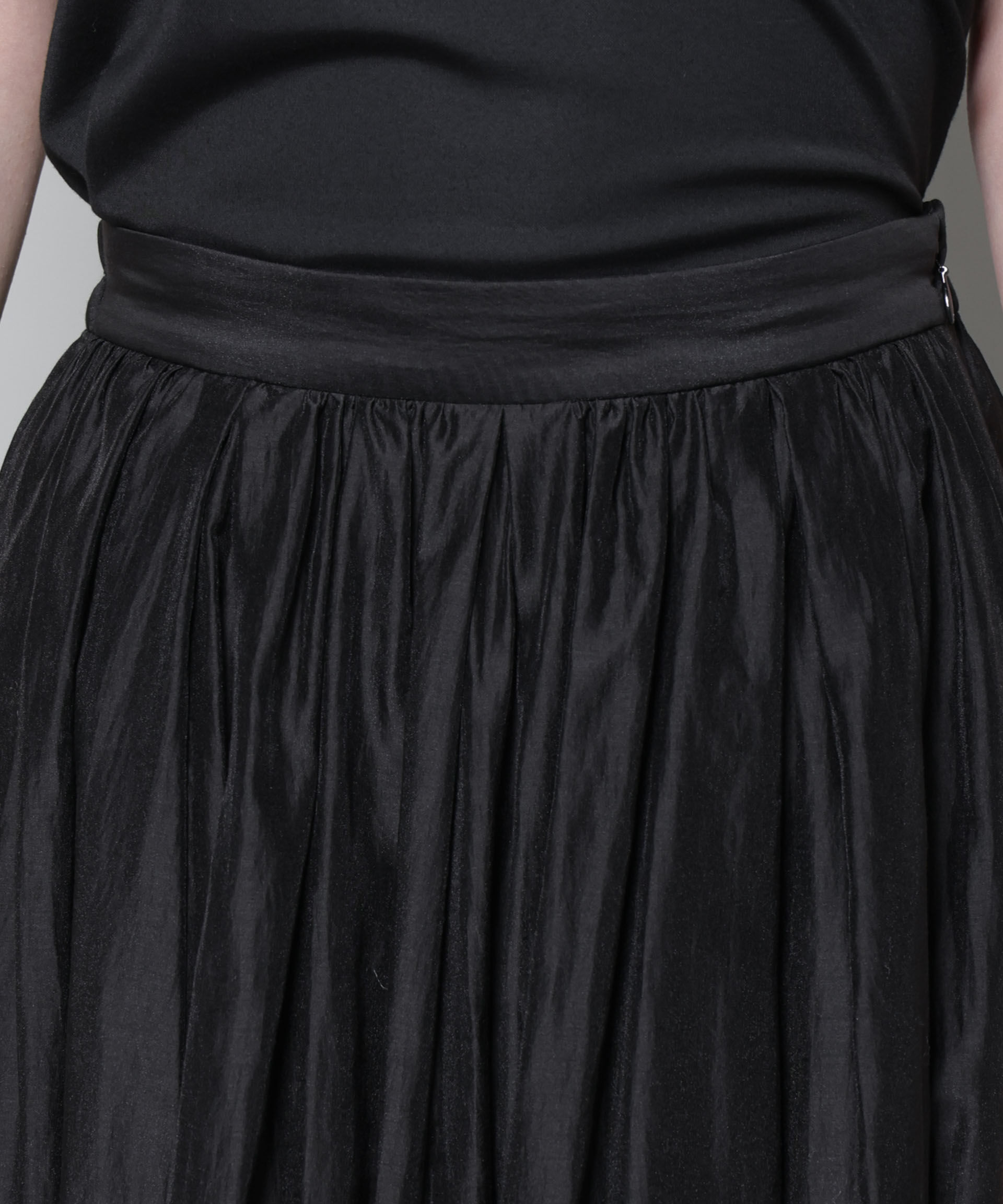 nano･universe「ブライトローンギャザータックスカート」|スカート|