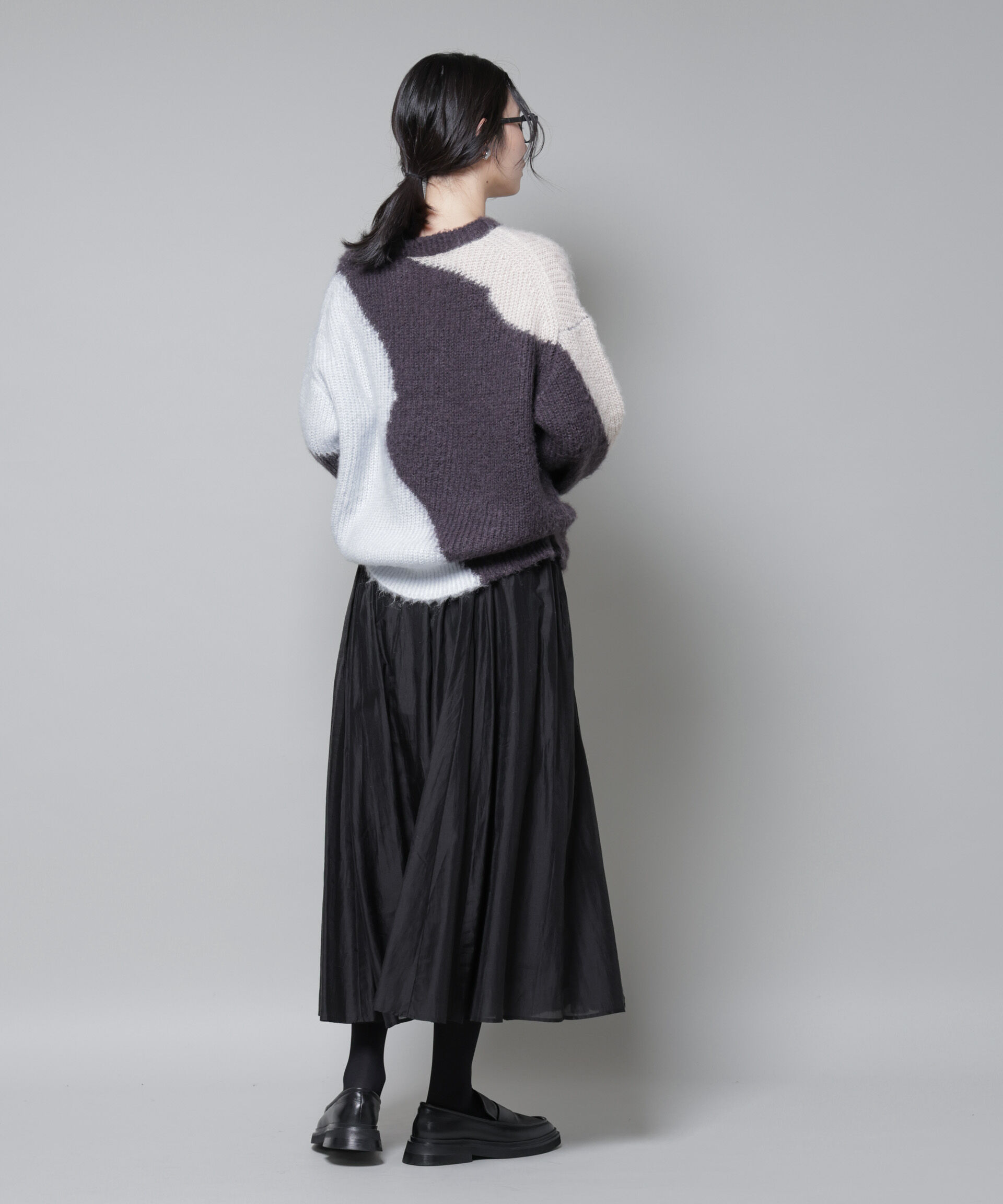 nano･universe「ブライトローンギャザータックスカート」|スカート|