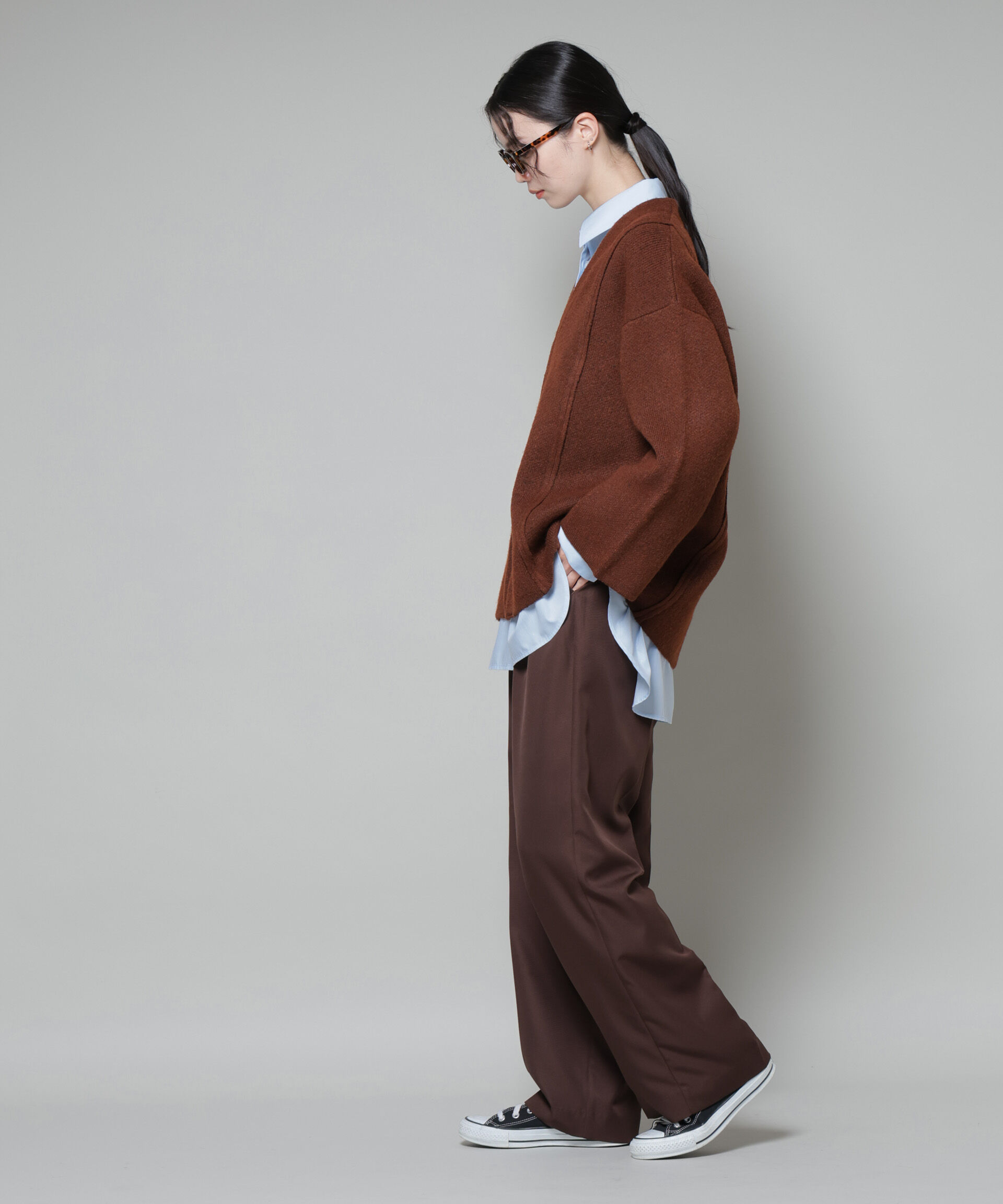 nano･universe「総針ニットジャケットカーディガン」|ニット・セーター|