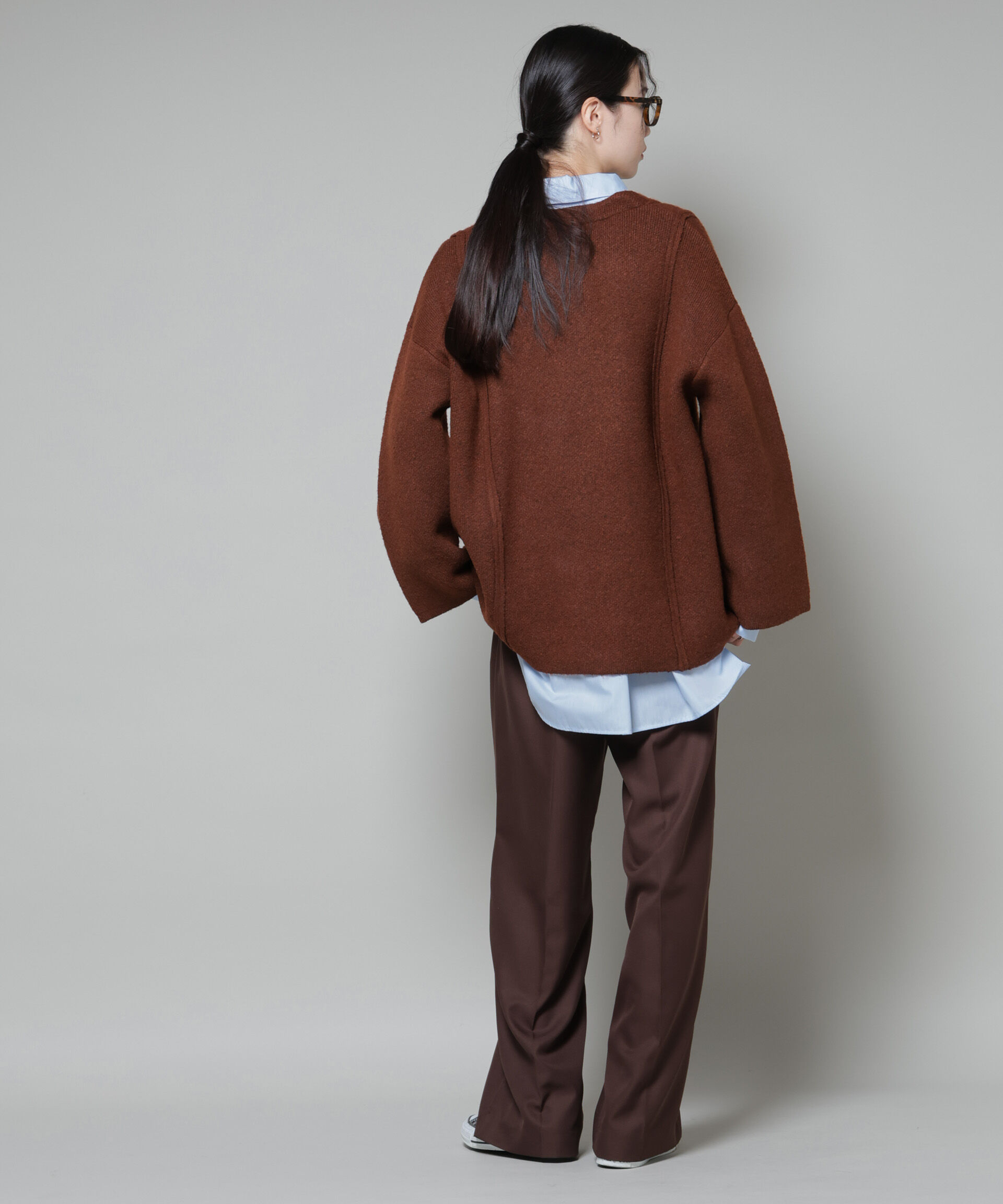 nano･universe「総針ニットジャケットカーディガン」|ニット・セーター|