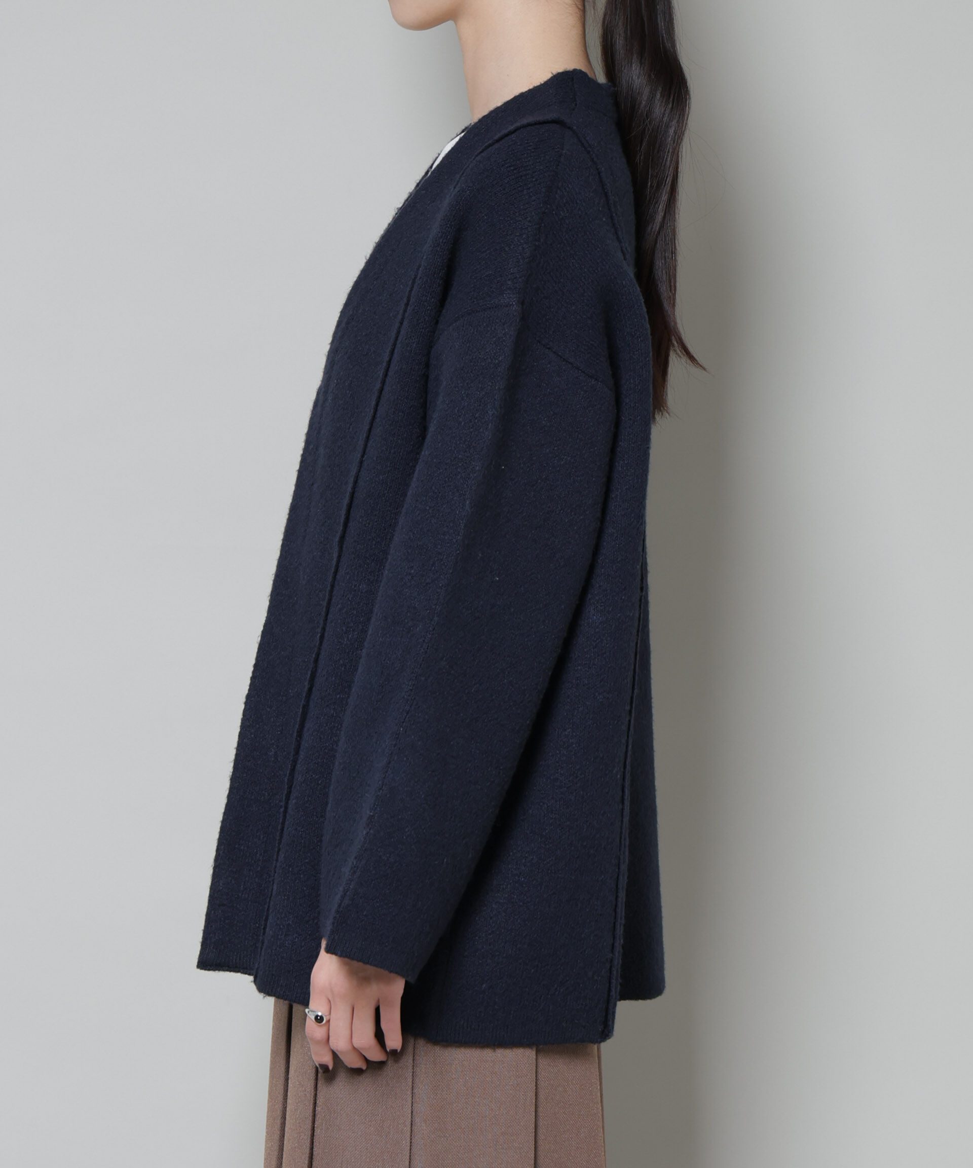 nano･universe「総針ニットジャケットカーディガン」|ニット・セーター|