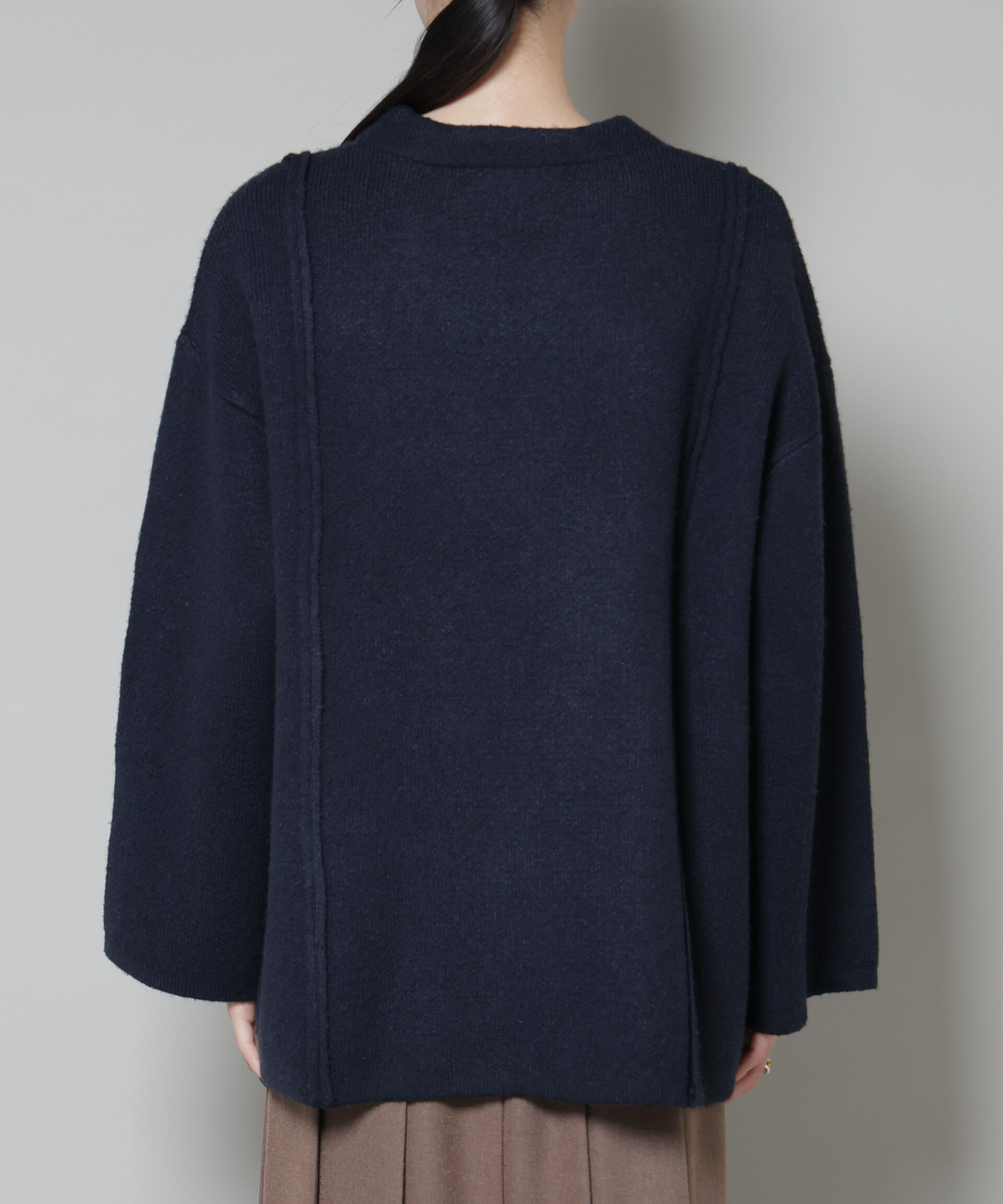 nano･universe「総針ニットジャケットカーディガン」|ニット・セーター|