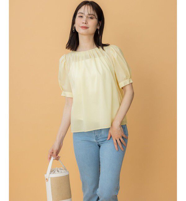 組曲「ソフトローンパフスリーブ ブラウス」|シャツ・ブラウス|