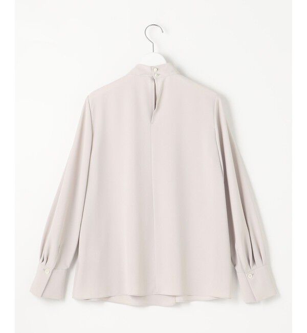 自由区「【洗える】ライトサテン ブラウス」|シャツ・ブラウス|