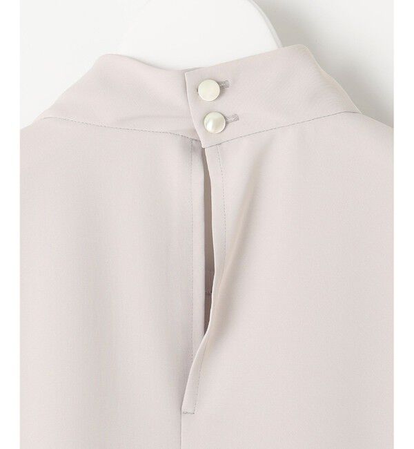 自由区「【洗える】ライトサテン ブラウス」|シャツ・ブラウス|