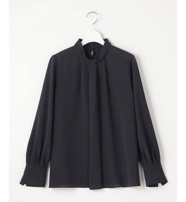 自由区「【洗える】ライトサテン ブラウス」|シャツ・ブラウス|