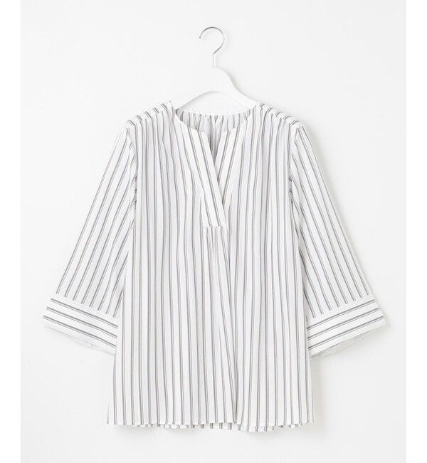 自由区「【洗える】SOMELOSテンセルスキッパー ブラウス」|シャツ・ブラウス|