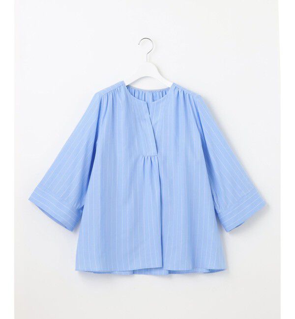 自由区「【洗える】SOMELOSテンセルスキッパー ブラウス」|シャツ・ブラウス|