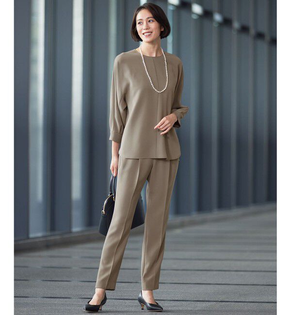 自由区「【カタログ掲載・セットアップ対応】トリアセダブルクロス ブラウス」|シャツ・ブラウス|