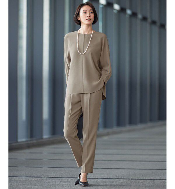 自由区「【カタログ掲載・セットアップ対応】トリアセダブルクロス ブラウス」|シャツ・ブラウス|