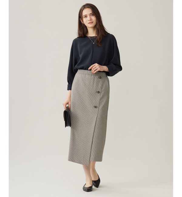 自由区「【カタログ掲載・セットアップ対応】トリアセダブルクロス ブラウス」|シャツ・ブラウス|