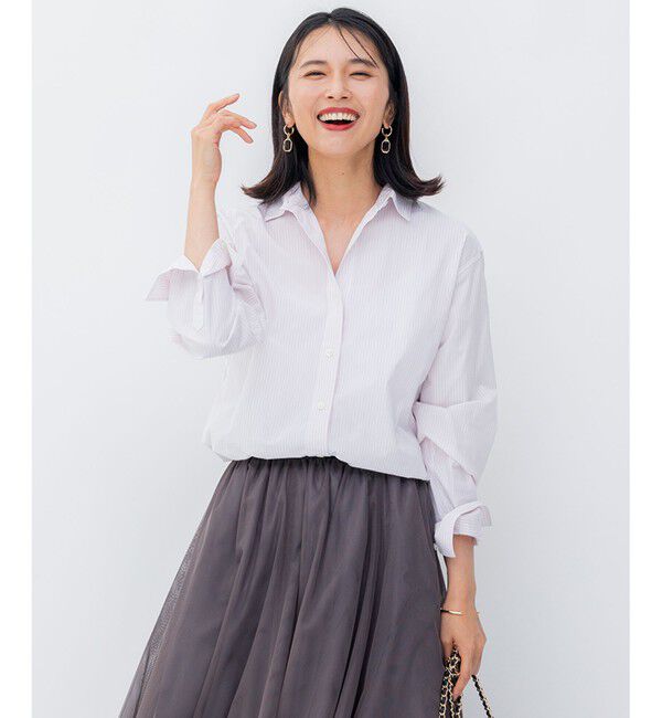 23区「【洗える】CANCLINI ベーシック シャツ」|シャツ・ブラウス|ﾋﾟﾝｸｽﾄ