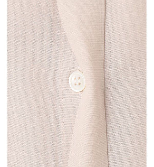 23区「【洗える】シアーマットクロス ロング シャツ」|シャツ・ブラウス|