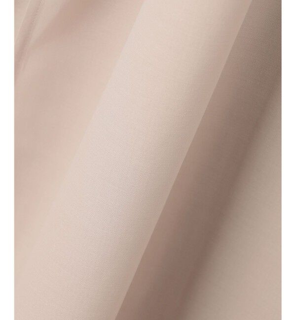 23区「【洗える】シアーマットクロス ロング シャツ」|シャツ・ブラウス|