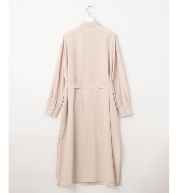 23区「【洗える】シアーマットクロス ロング シャツ」|シャツ・ブラウス|