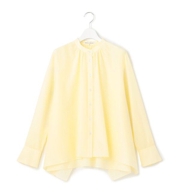 23区「【洗える】シアーコットンシルク ハンカチーフヘム デザイン シャツ」|シャツ・ブラウス|