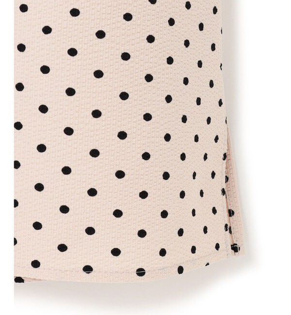 23区「【WEB&一部店舗限定/洗える】ドットプリント サッカー ブラウス」|シャツ・ブラウス|