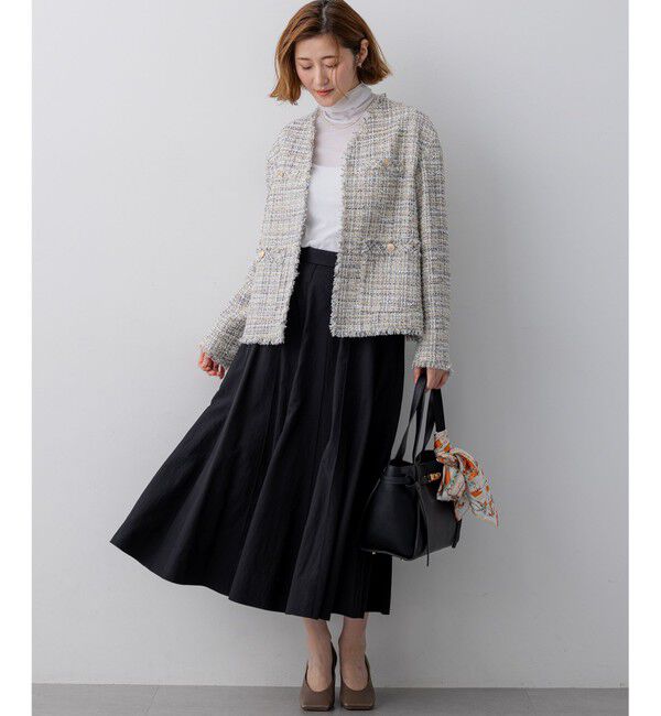 23区「GIOLICAツイード ジャケット」|テーラードジャケット|