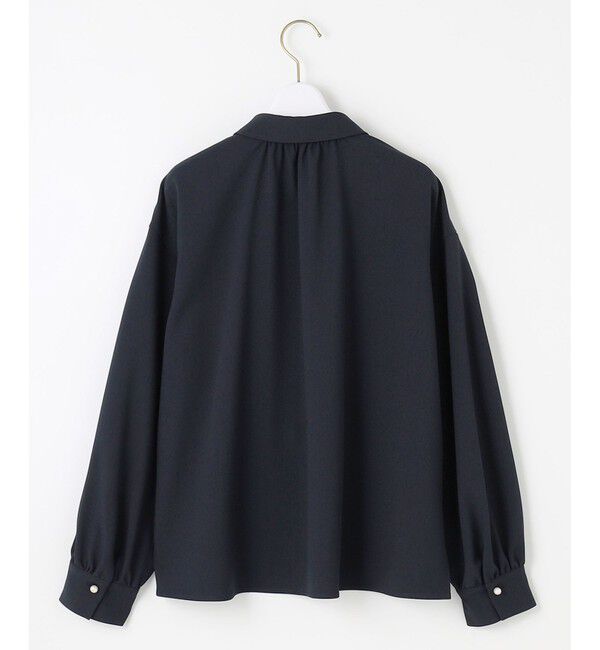 ANY SIS「【UVカット・アンチピリング・洗える】ウーステッドエステル シャツ」|シャツ・ブラウス|