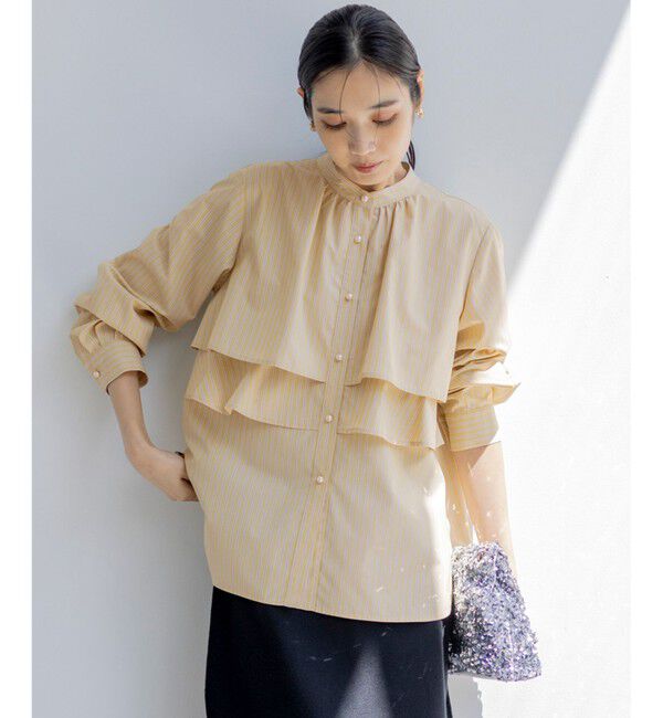 ANY SIS「ラッフルレイヤード ブラウス」|シャツ・ブラウス|